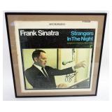 1140	FRANK SINATRA FRAMED & MATTED ALBUM W/ATTRIBUTED SIGNATURE *STRANGERS IN THE NIGHT* 