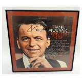 1142	FRANK SINATRA FRAMED & MATTED ALBUM W/ATTRIBUTED SIGNATURE *GREATEST HITS* APPROXIMATELY 15 IN 