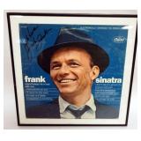 1143	FRANK SINATRA FRAMED & MATTED ALBUM W/ATTRIBUTED SIGNATURE, APPROXIMATELY 15 IN X 15 IN OVERALL