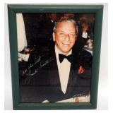 1149	FRANK SINATRA FRAMED & MATTED PHOTO W/ATTRIBUTED SIGNATURE, APPROXIMATELY 10 IN X 12 IN