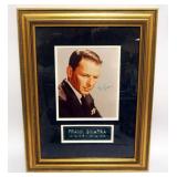 1150	FRANK SINATRA FRAMED & MATTED PHOTO W/ATTRIBUTED SIGNATURE, APPROXIMATELY 18 IN X 23 IN