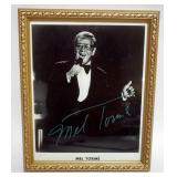 1153	MEL TORME FRAMED PHOTO W/ATTRIBUTED SIGNATURE, APPROXIMATELY 9 IN X 11 IN OVERALL