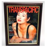 1164	JOAN CHEN FRAMED MAGAZINE COVER W/ATTRIBUTED SIGNATURE, APPROXIMATELY 10 IN X 13 IN OVERALL