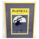 1167	LEA SALONGA FRAMED & MATTED PLAY BILL W/ATTRIBUTED SIGNATURE *MISS SAIGON* APPROXIMATELY 10 IN 