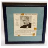 1175	ARTURO TOSCANINI FRAMED & MATTED MUSIC BROADSIDE W/ATTRIBUTED SIGNATURE, APPROXIMATELY 19 IN X 