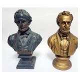 1006	ABRAHAM LINCOLN BUSTS, EACH APPROXIMATELY 18 IN H