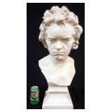 1014	LARGE PLASTER BUST OF BEETHOVEN, APPROXIMATELY 26 1/2 IN H