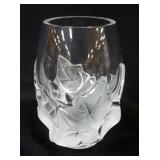 1025	LALIQUE FRANCE CRYSTAL VASE, APPROXIMATELY 7 IN H