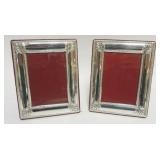 1033	VINTAGE R. C. PEWTER PHOTO FRAMES, EACH APPROXIMATELY 5 1/2 IN X 7 1/2 IN OVERALL