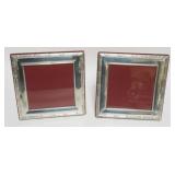 1034	VINTAGE R. C. PEWTER PHOTO FRAMES, EACH APPROXIMATELY 7 IN X 7  IN OVERALL