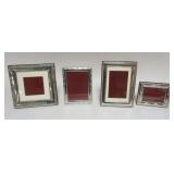 1035	ASSORTED VINTAGE PHOTO FRAMES, LARGEST APPROXIMATELY 7 IN X 7 IN OVERALL