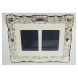 1038	VINTAGE DOUBLE PHOTO FRAME, APPROXIMATELY 10 IN X 8 IN OVERALL