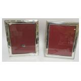 1039	VINTAGE R. D. PEWTER LARGE PHOTO FRAMES, EACH APPROXIMATELY 10 1/2 IN X 12 1/2 IN OVERALL