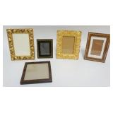 1041	VINTAGE PHOTO FRAME ASSORTMENT, LARGEST APPROXIMATELY 6 IN X 8 IN OVERALL