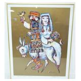 1080	JOVAN OBICAN ARTIST PROOF LITHO, SIGNED, APPROXIMATELY 22 1/2 IN X 28 1/2 IN OVERALL