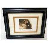 1118	SIGNED AND NUMBERED PRINT *THE WELL* 61/90, APPROXIMATELY 7 IN X 9 IN OVERALL