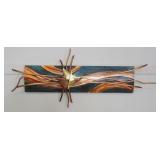 1125	GLEN COWEN COPPER WALL SCULPTURE, APPROXIMATELY 53 IN X 21 IN