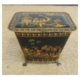 1173	PAINT DECORATED COAL HOD, APPROXIMATELY 23 IN X 17 IN X 18 IN H