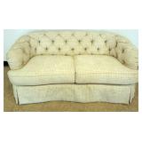 1192	SHERRILL UPHOLSTERED LOVE SEAT WITH TUFTED BUTTON BACK, APPROXIMATELY 68 IN X 33 IN X 31 IN H