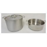 1214	ALL CLAD COOKWARE, LARGEST PIECE APPROXIMATELY 11 1/2 IN X 8 1/4 IN H