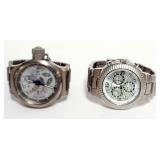 1005	LUCIEN PICCARD AND INVICTA CHRONOGRAPH WRIST WATCHES