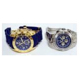 1034	SWISS LEGEND AND CROTON CHRONOGRAPH WRIST WATCHES