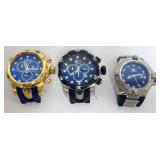1059	INVICTA WRIST WATCHES, RESERVE AND SUBAQUA