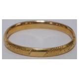 1065	MARATHON GOLD BRACELET, 4.85 DWT, CHILD SIZE