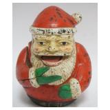 1109	CAST IRON SANTA MECHANICAL BANK, APPROXIMATELY 7 IN H