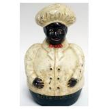 1110	CAST IRON JOLLY CHEF BANK, APPROXIMATELY 8 1/4 IN H