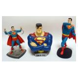 1137	SUPERMAN FIGURES, TALLEST APPROXIMATELY 13 IN H