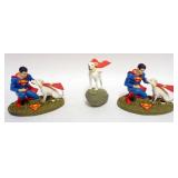 1140	GROUP OF SUPERMAN FIGURES, LIMITED ED AND NUMBERED, TALLEST  APPROXIMATELY 6 IN H