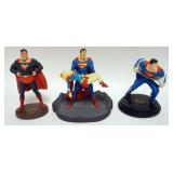 1141	SUPERMAN FIGURES, D.C. COMICS, TALLEST APPROXIMATELY 8 1/2 IN H