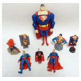 1142	GROUP OF ASSORTED SUPERMAN ACTION FIGURES AND STATUES