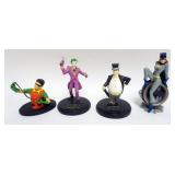 1148	BATMAN FIGURES, 2 ARE LIMITED EDS & NUMBERED, BATGIRL 2853/5000, ROBIN 826/2000, TALLEST APPROX