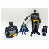 1152	BATMAN FIGURES AND BANK, TALLEST APPROXIMATELY 12 IN H