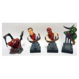 1155	SPIDERMAN FIGURES WITH 3 LIMITED ED, TALLEST APPROXIMATELY 10 IN H