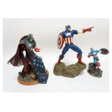 1162	CAPTAIN AMERICA STATUES, TALLEST APPROXIMATELY 15 IN H