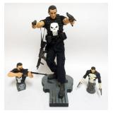 1163	THE PUNISHER STATUES, TALLEST APPROXIMATELY 19 IN H