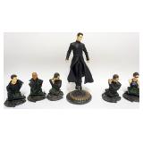 1164	THE MATRIX LIMITED ED STATUES, TALLEST APPROXIMATELY 16 IN H