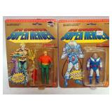 1192	D.C. COMICS SUPER HEROES TOY BIZ, 1989 AND 1990 AQUAMAN AND MR FREEZE