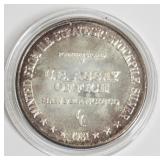 1981 SILVER COIN SANFRANCISCO, 1 TOZ USA ASSAY OFFICE