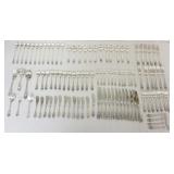 WALLACE GRANDE BAROQUE STERLING SILVER FLATWARE SET, 104 PIECES, 110.4 TOZ NOT INCLUDING KNIVES
