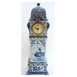 1019	RARE DELFT CLOCK CA 1893, APPROXIMATELY 14 1/2 IN