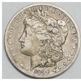 1039	1886 MORGAN SILVER DOLLAR O MINT