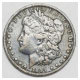 1045	1894 MORGAN SILVER DOLLAR O MINT MARK
