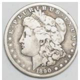 1064	1890 MORGAN SILVER DOLLAR CC CARSON CITY MINT MARK
