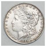 1074	1885 MORGAN SILVER DOLLAR CC CARSON CITY MINT MARK