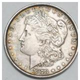1076	1878 MORGAN SILVER DOLLAR