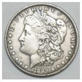 1078	1889 MORGAN SILVER DOLLAR